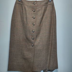 Brooks brothers pencil button skirt